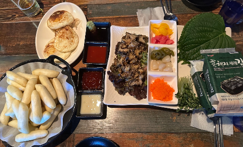  신사역 안주가 맛집인 술집, 좋은자리 후기(참소라버터구이&떡구이)