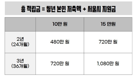 희망두배 적립금 총액