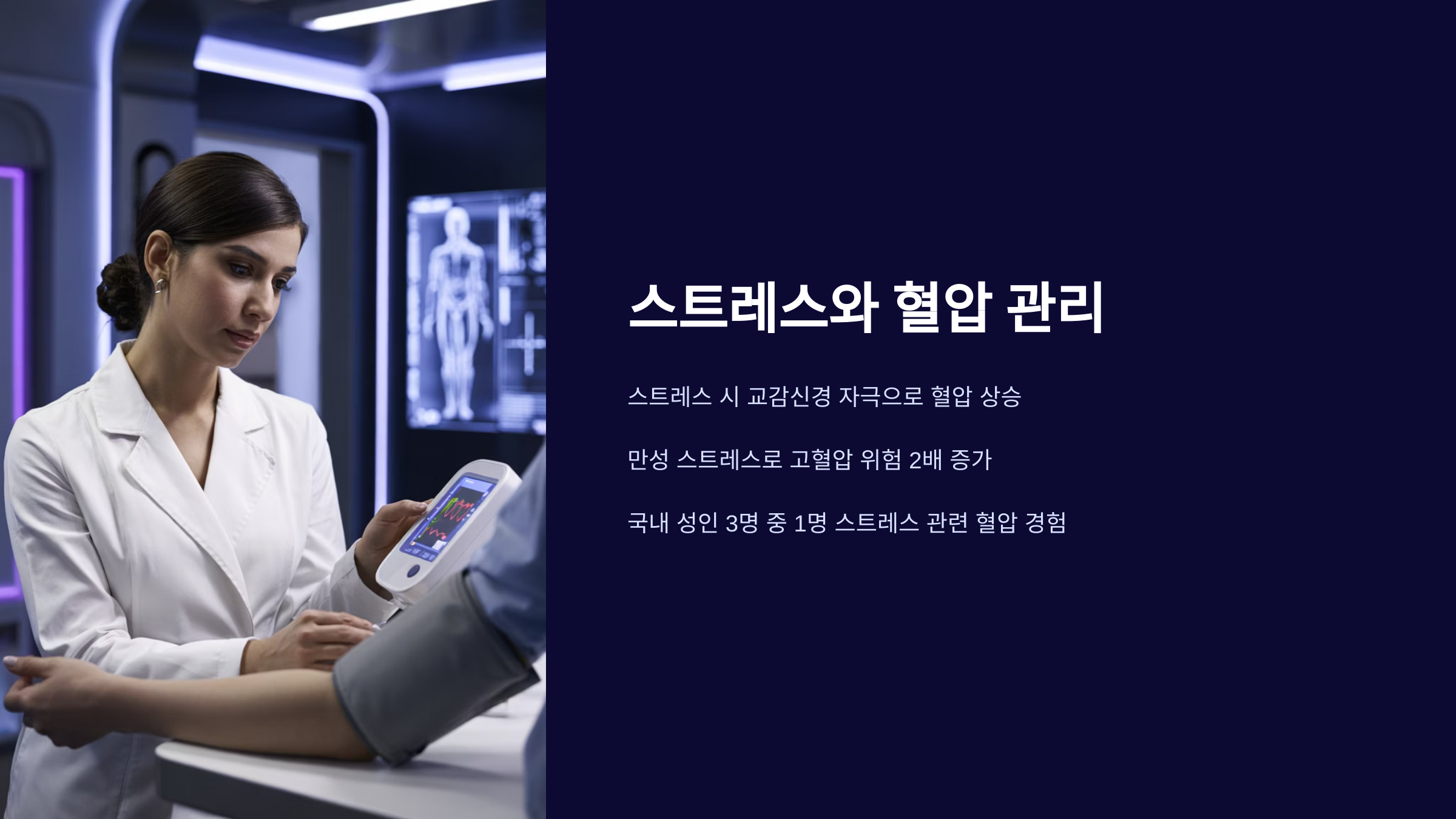 스트레스가 혈압에 미치는 영향