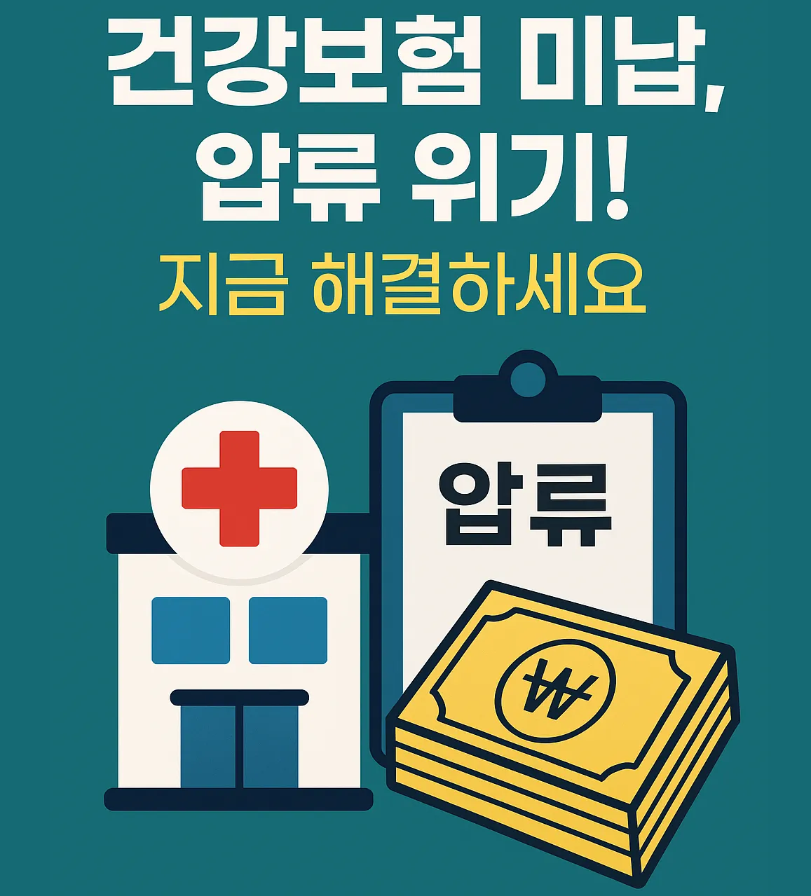 건강보험미납, 무심코 넘기면 벌어지는 일들 - 연체금, 압류, 신용까지 흔들린다!