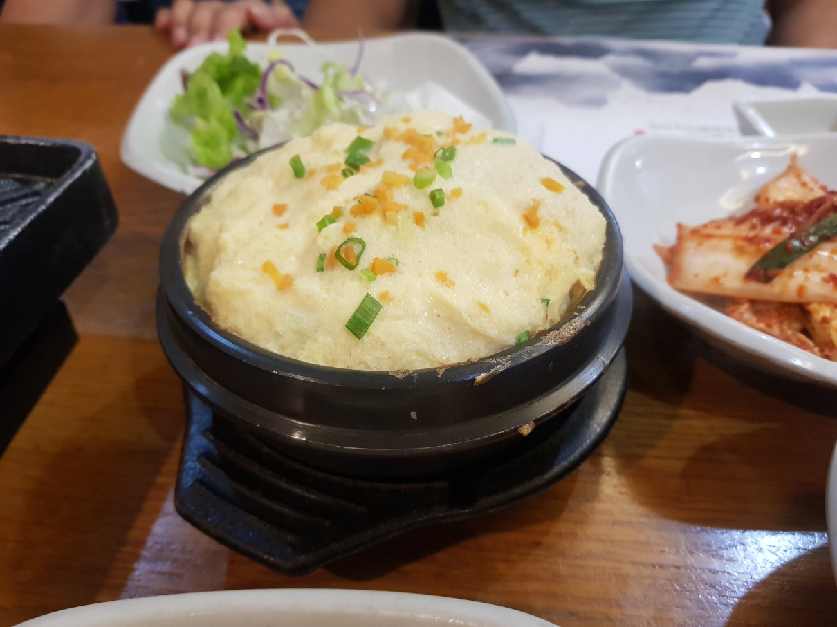 호치민 맛집 7군 푸미흥 강남비비큐 - 서비스 계란찜