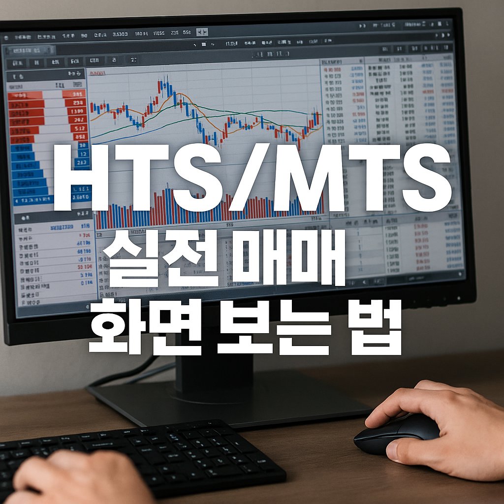 📌 HTS/MTS 실전 매매 화면 보는 법 – 호가창, 차트, 거래량 기초 완전정복
