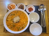  김치낙지죽 먹어보았습니다