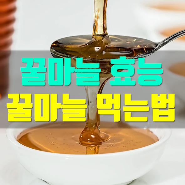  꿀마늘 효능 및 꿀마늘 먹는법
