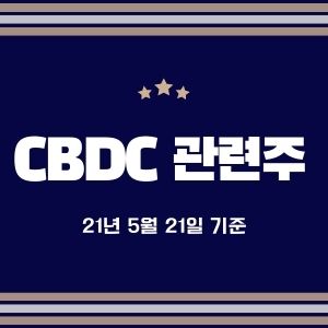  CBDC 디지털화폐 관련주 (케이씨티/로지시스/한네트/케이씨에스)