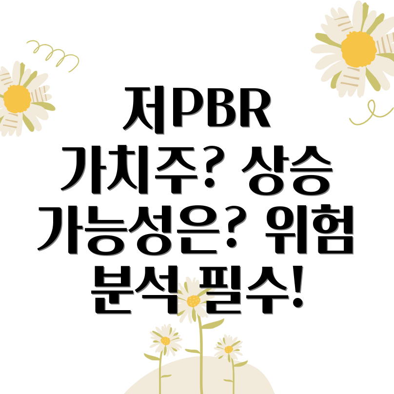 저PBR 가치주