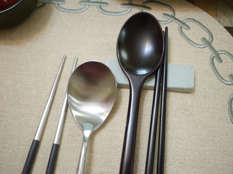 옻피움 주합칠 수공예품 옻칠 나무수저세트 고급스러운 18