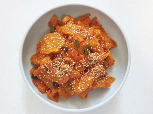  초간단 밑반찬  '단무지 무침' 만들기