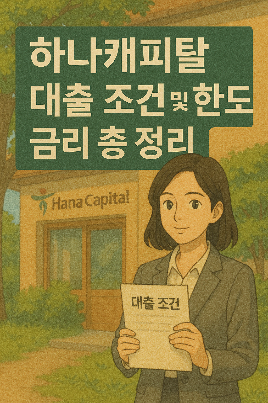 하나캐피탈 대출 최대 8천만원까지 받는 꿀팁