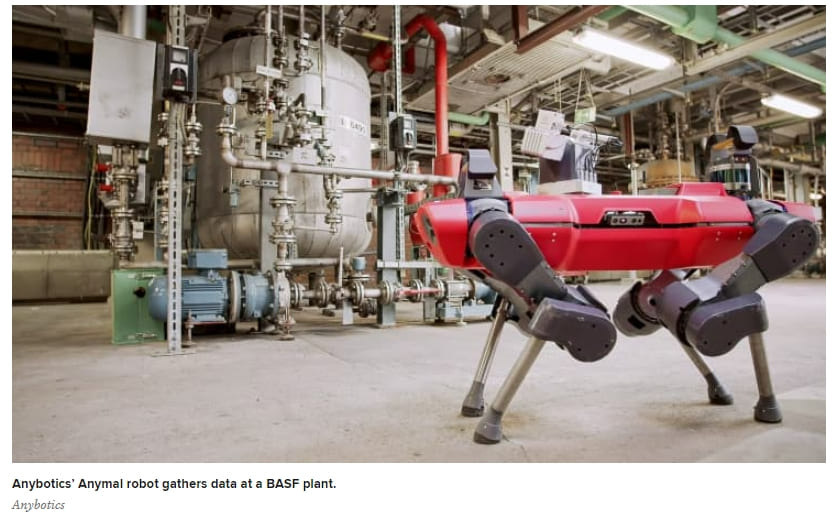 인력 부족 문제 해결책 4족 로봇 시장 경쟁 가열 AT WORK Where four-legged robot dogs are finding work in a tight labor market