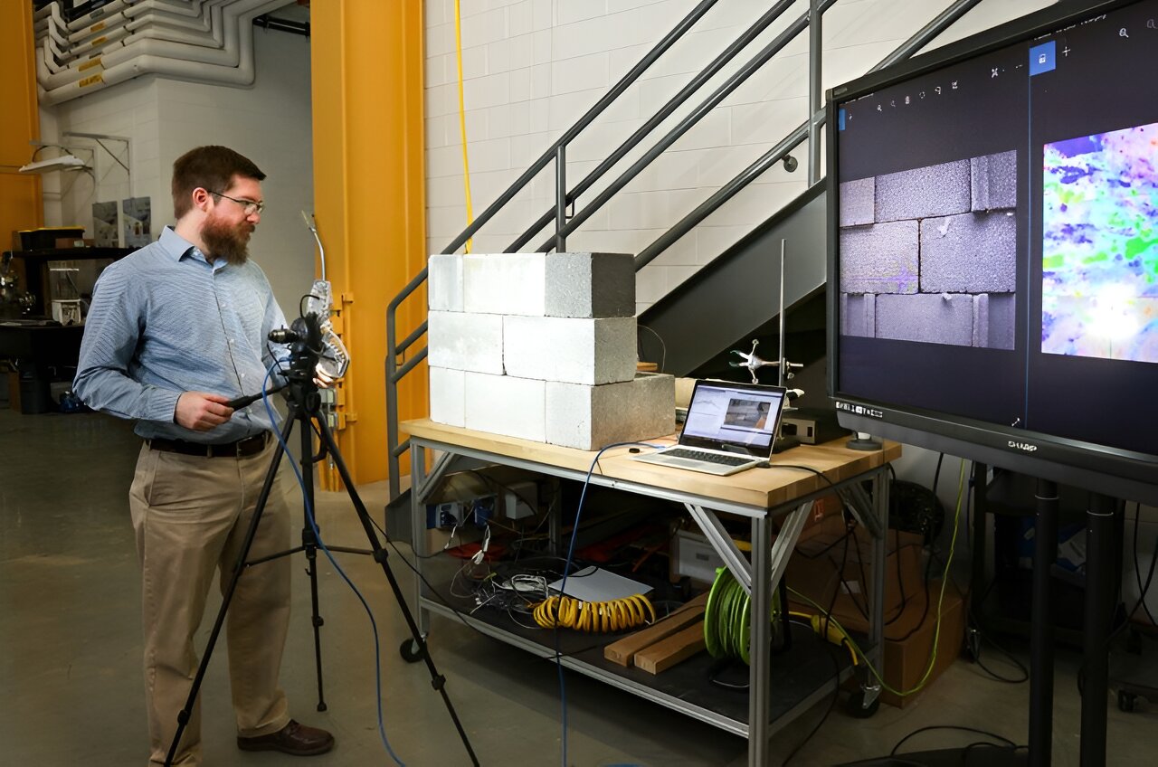  건물 내부 실시간 공기누출 감지 카메라 : 에너지 손실 방지 VIDEO:New camera system detects building air leaks in real time