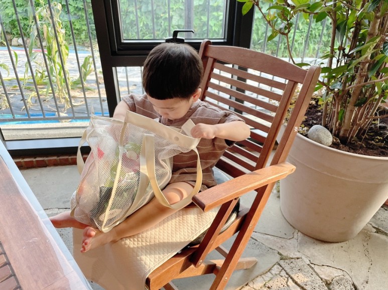 아기 배변 훈련. 방수 패드는 필수입니다. 라비킷 16