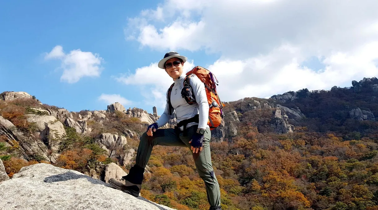 속리산 문장대 가을산 가을단풍