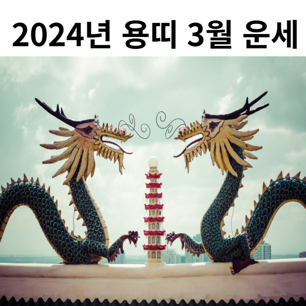 2024년 갑진년 3월 용띠 운세1