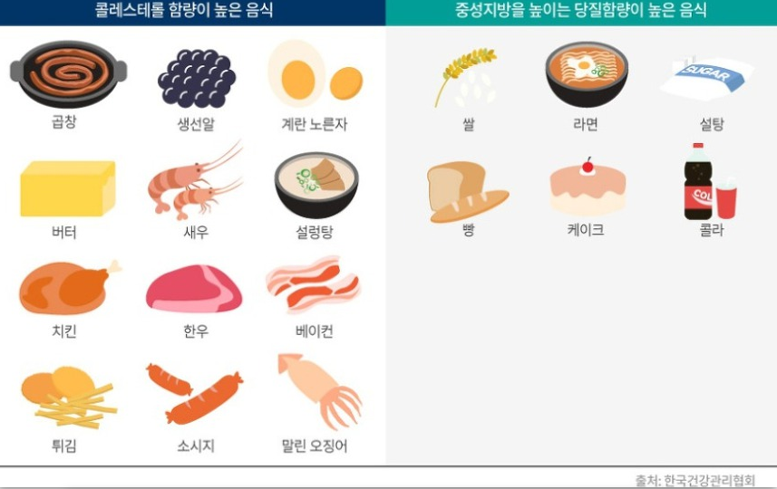  콜레스테롤 낮추는 방법