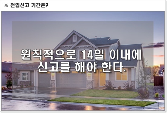 전입신고 과태료전입신고 안하면 과태료 3