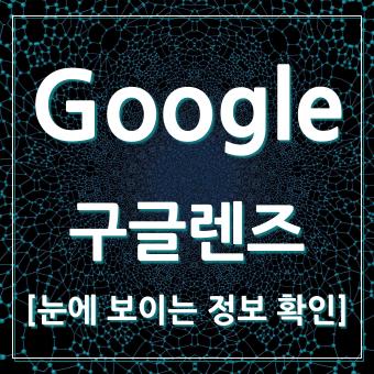  Google 구글 렌즈 카메라에 담기는 정보 확인