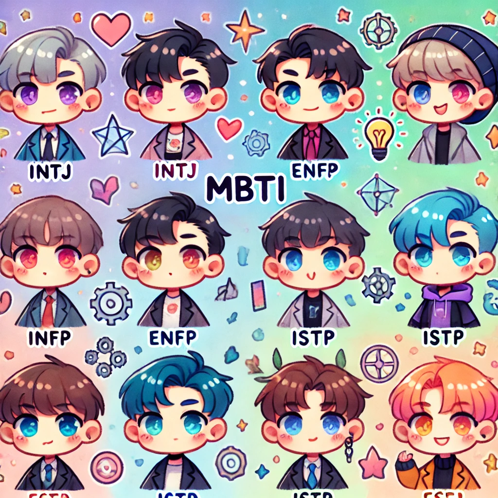 MBTI: 16가지 남자 성격 유형