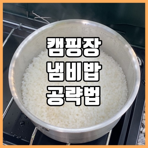 캠핑장에서 냄비밥 하는 법 쌀을 불리는 이유에 대한 고찰 캠핑장에서 냄비밥 하는 법 쌀을 불리는 이유에 대한 고찰