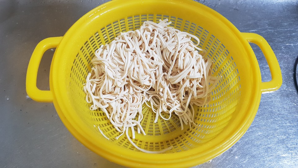 두부면 씻기 두부면 씻기