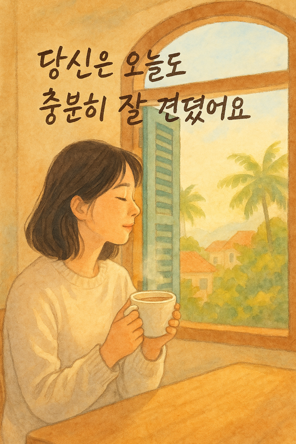 💭 하루를 견디는 마음에도 이름을 붙여줘야 한다. 당신은 오늘도 충분히 잘 견덨어요.