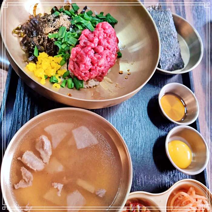 생방송 투데이 천안, 사직동, 중앙시장 육향의 신기원, 들기름 육회 비빔밥 맛집