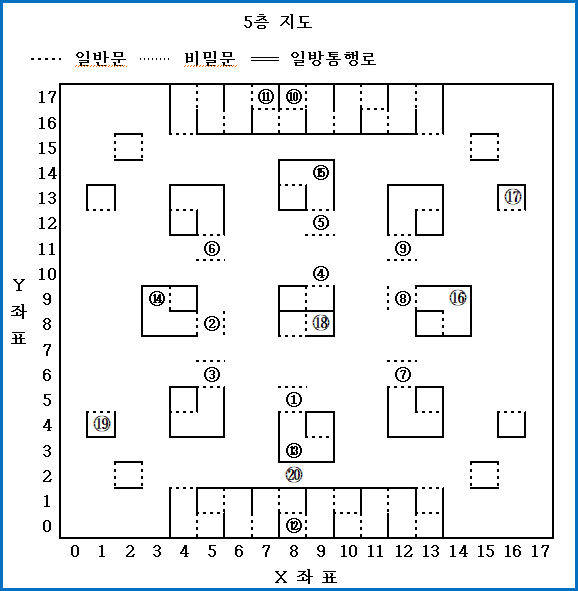 탑 5층 지도