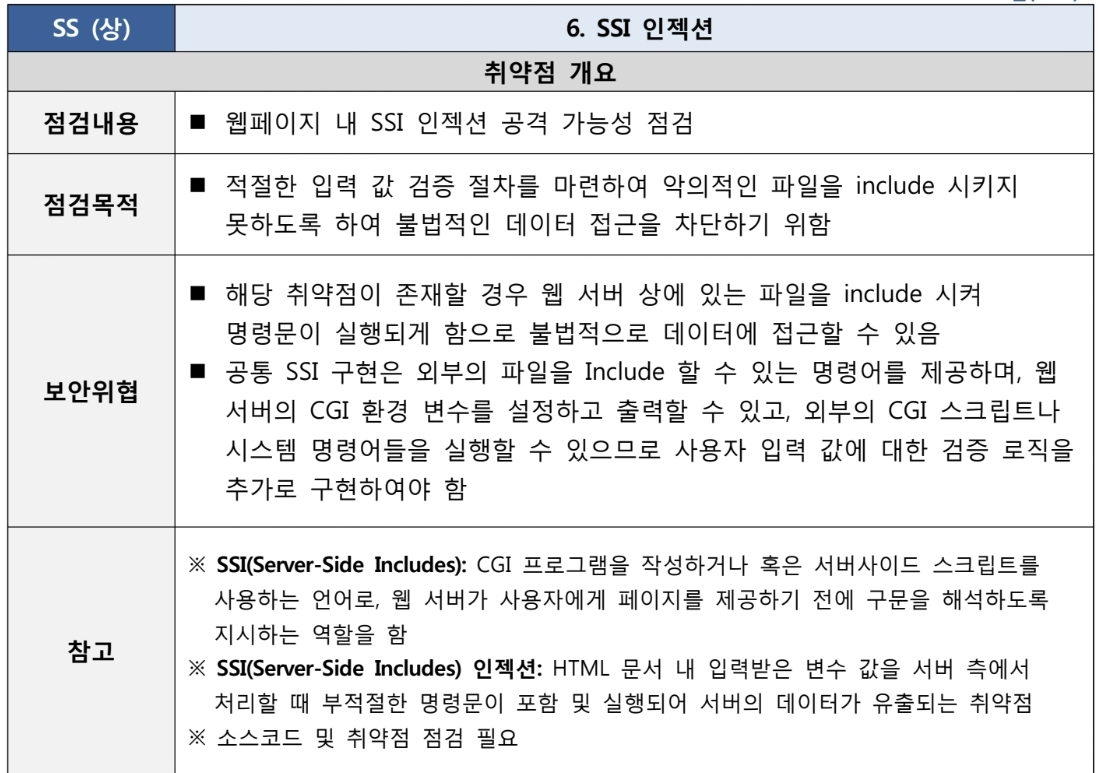  [SS] 6.SSI 인젝션