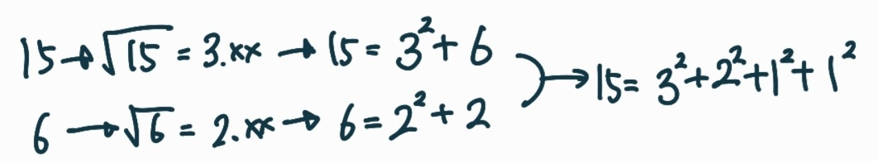  [C++] 백준 17626 - Four Square