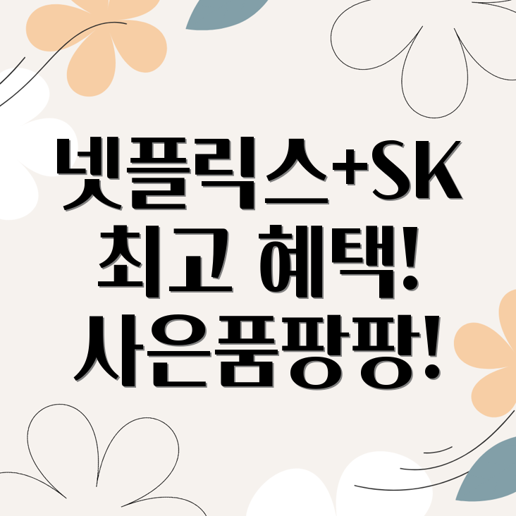 SK 넷플릭스 요금제