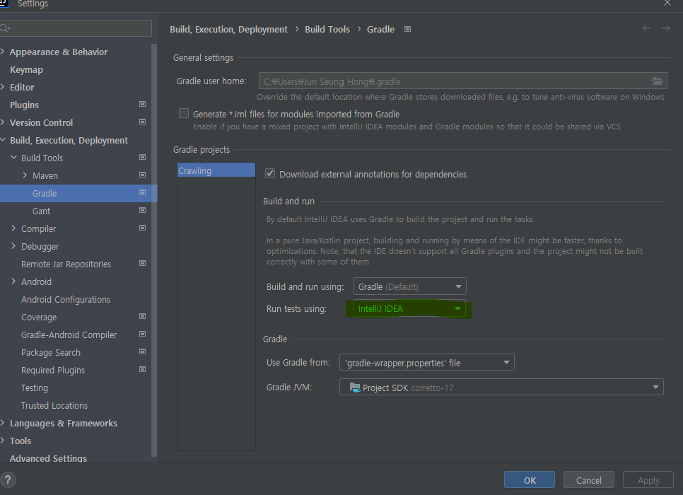 TestEngine with ID 'junitjupiter' failed to discover tests