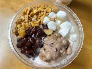 팥 컵빙수