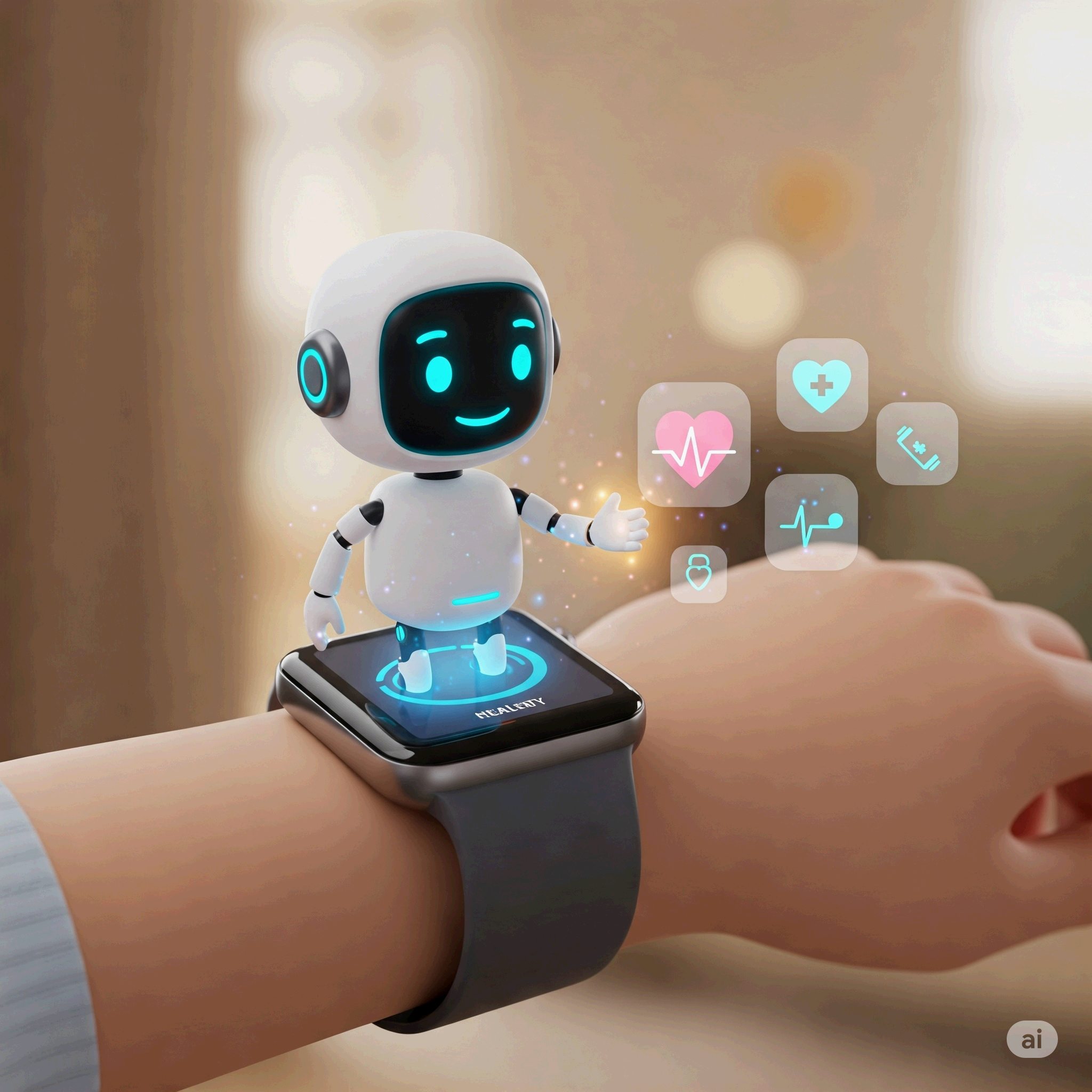 제목 내 손목 위 주치의, AI! 스마트워치·건강 앱 AI 헬스케어 200% 활용법 (2025년)
