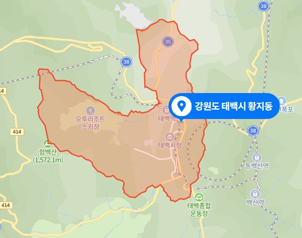  2021년 4월 - 강원도 태백시 황지동 벤츠 추락사고