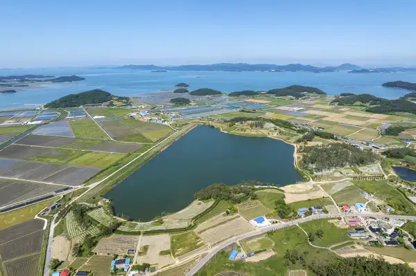 장산도 전경