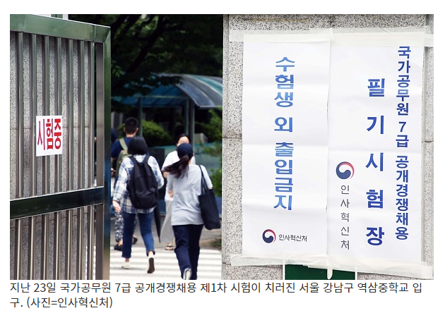  2024년부터 7급 이상 공무원시험 응시연령 18세로 낮춘다