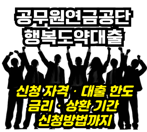 공무원 행복도약대출 신청자격, 한도, 금리, 신청방법 등 정리