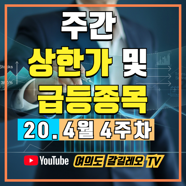  4월 4주차 주간 급등종목 - 남북철도 추진으로 인한 철도관련주, 김세연관련주 및 방산관련주