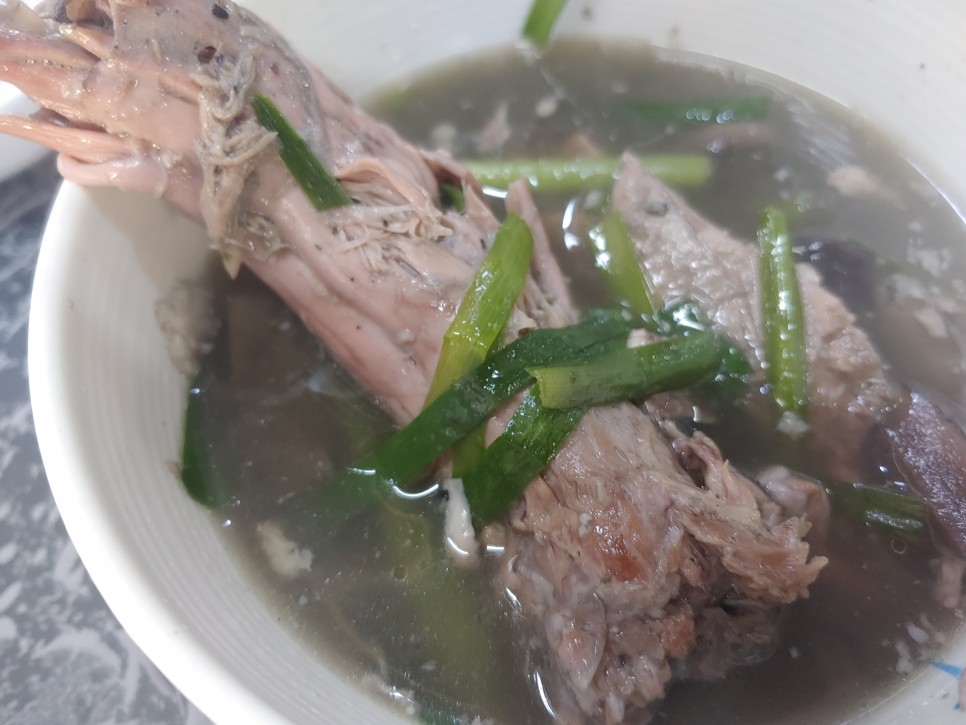 송해와오리백숙 이미지