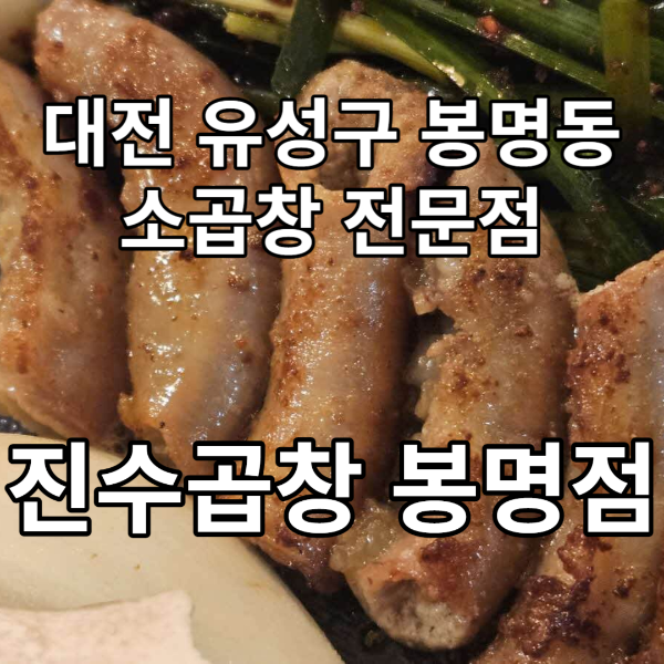 유성구 곱창전문점 진수곱창