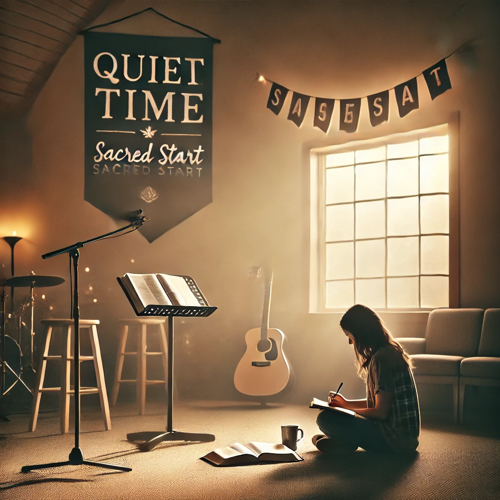 찬양팀의 기본 - quiet time