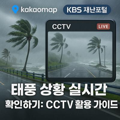 태풍 상황 실시간 확인하기: CCTV 활용 가이드
