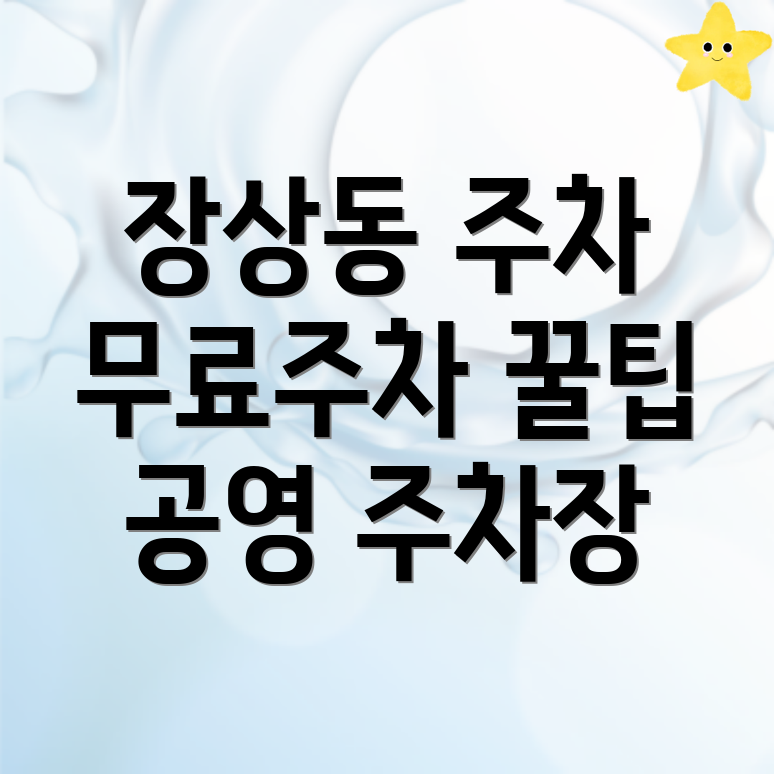 안산 상록구 장상동 공영 주차장