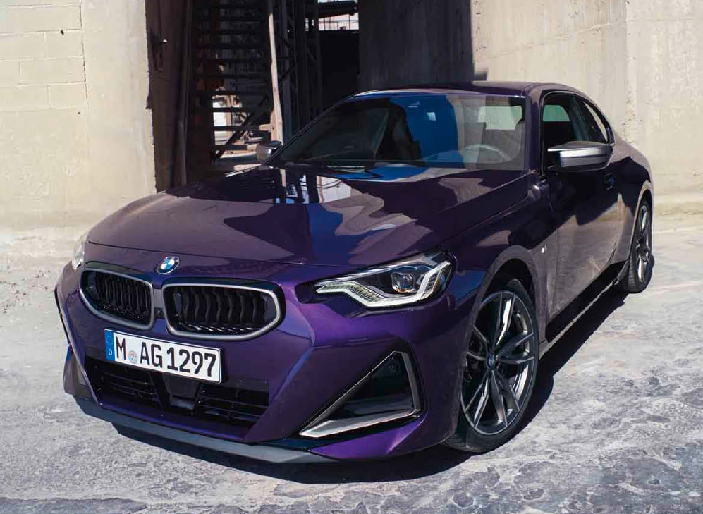 BMW 2시리즈 쿠페 전면 디자인