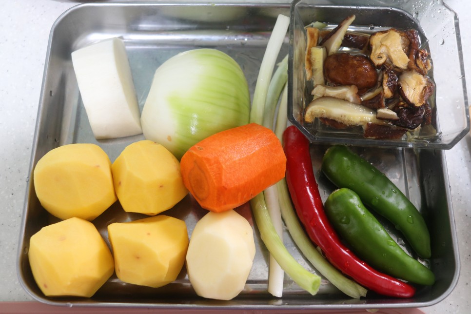 만능 고기소스만 있으면 OK 압력솥 갈비찜~ 백종원 소갈비찜 이렇게 간단한 요리였어~!! 16