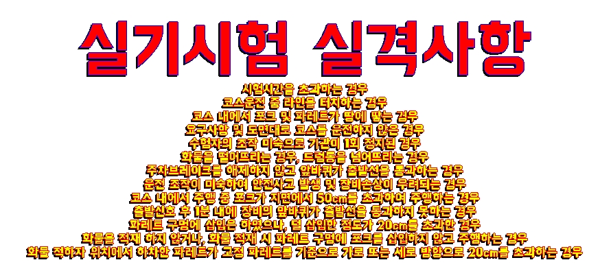 지게차-실기-시험-실격-내용-열거-사진