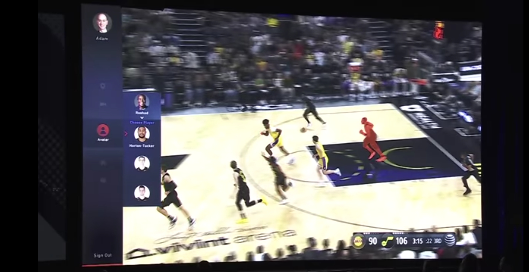  내가 프로 농구 선수들과 경기를? NBA의 아바타 ai기술접목력
