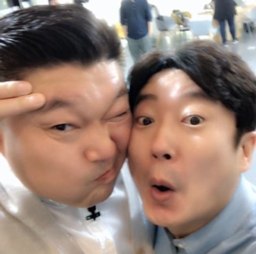 강호동,이수근의 장난어린 모습