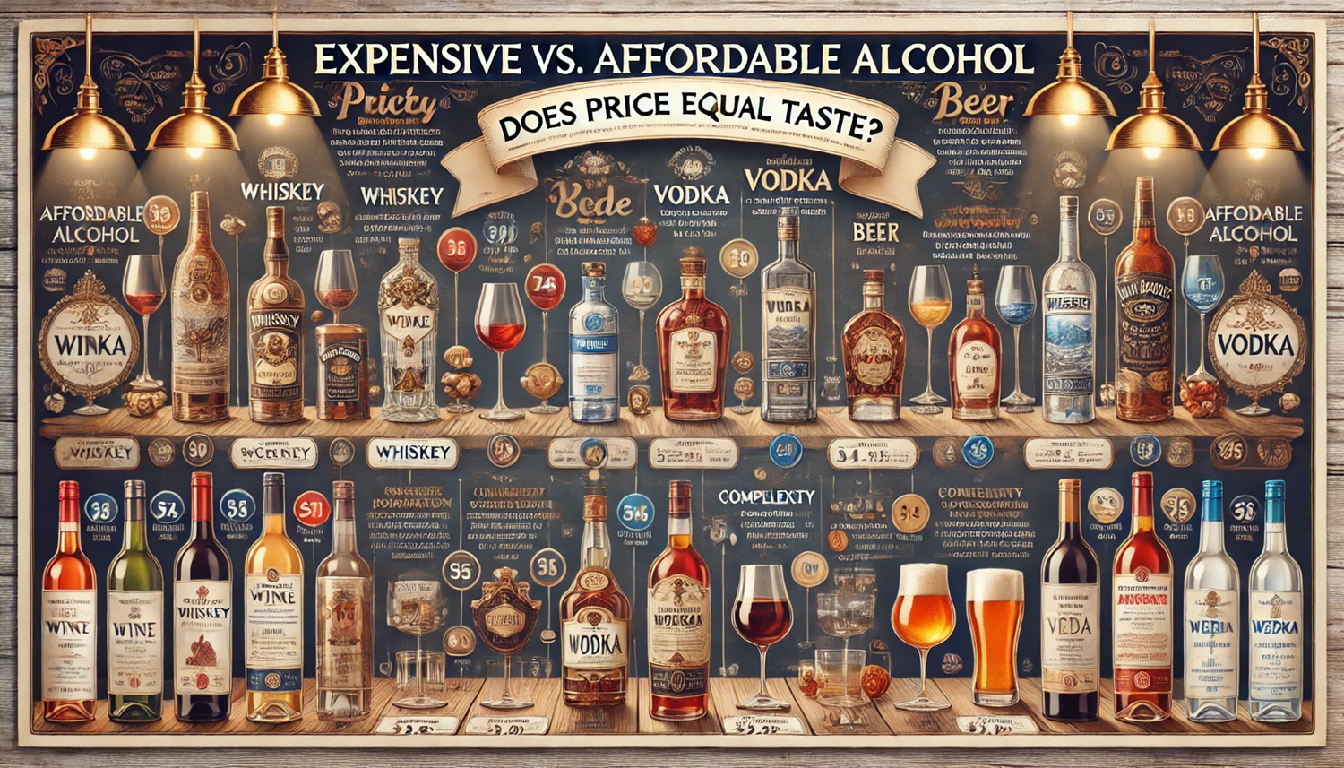 비싼 술, 진짜 더 맛있을까? 가격에 따른 주류 맛 비교