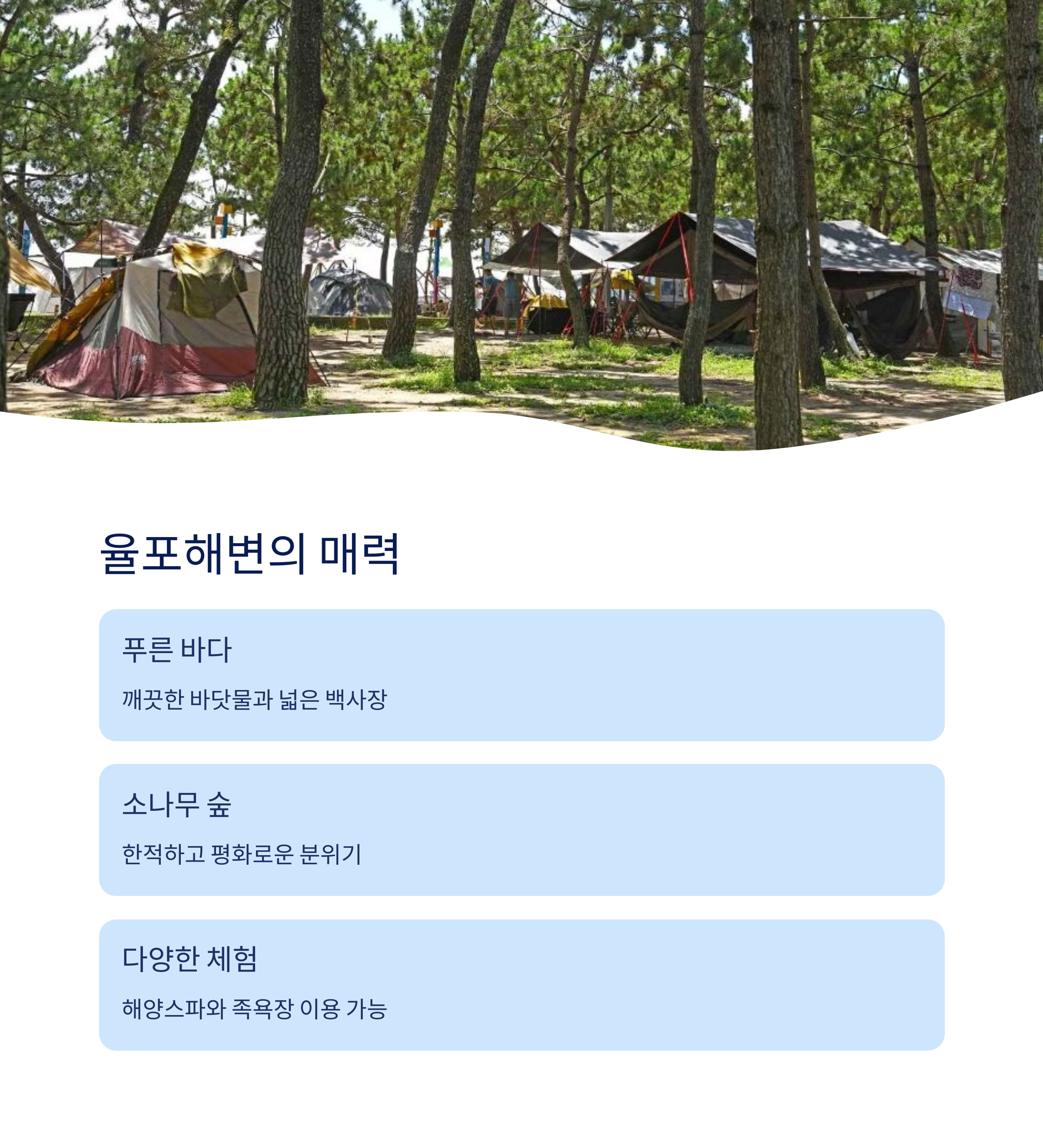 율포해변의 매력